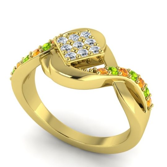 Simple Pave Bypass Pratika Ring