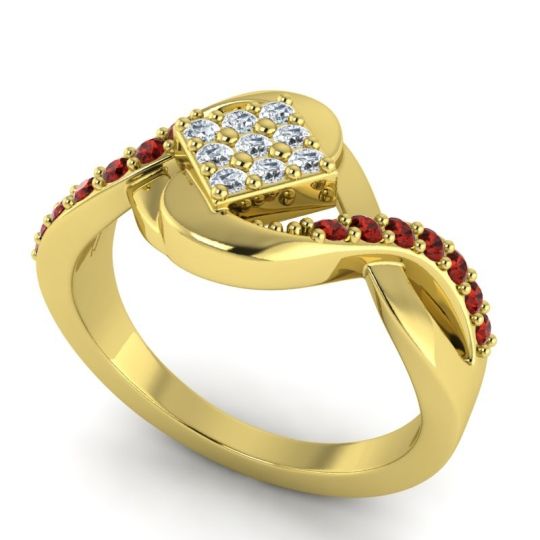 Simple Pave Bypass Pratika Ring