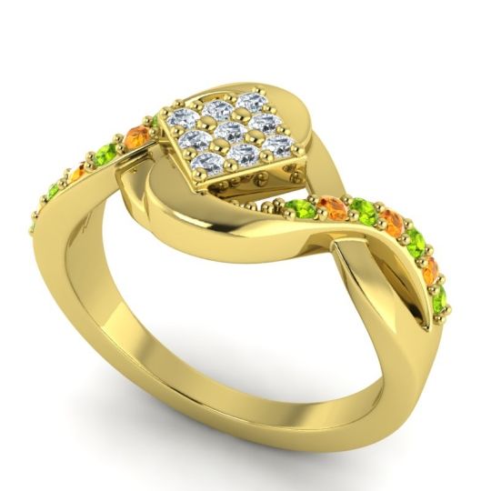 Simple Pave Bypass Pratika Ring