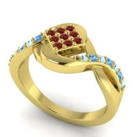 Simple Pave Bypass Pratika Ring