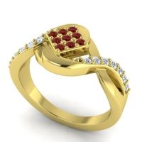 Simple Pave Bypass Pratika Ring