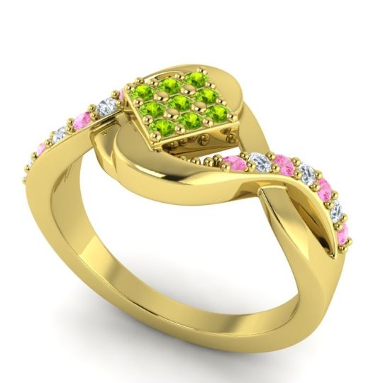 Simple Pave Bypass Pratika Ring