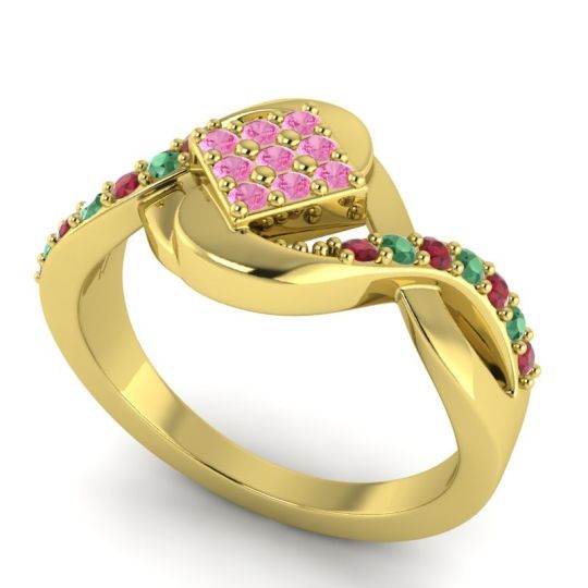 Simple Pave Bypass Pratika Ring