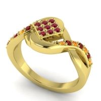 Simple Pave Bypass Pratika Ring