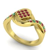 Simple Pave Bypass Pratika Ring