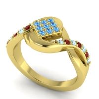 Simple Pave Bypass Pratika Ring