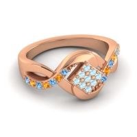 Simple Pave Bypass Pratika Ring