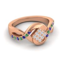 Simple Pave Bypass Pratika Ring