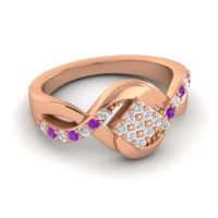 Simple Pave Bypass Pratika Ring