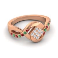 Simple Pave Bypass Pratika Ring