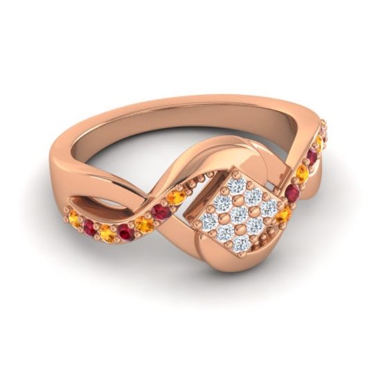 Simple Pave Bypass Pratika Ring