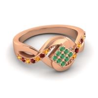 Simple Pave Bypass Pratika Ring
