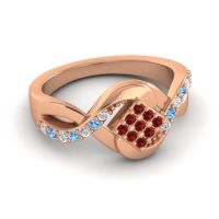 Simple Pave Bypass Pratika Ring