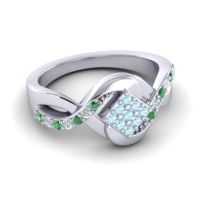 Simple Pave Bypass Pratika Ring