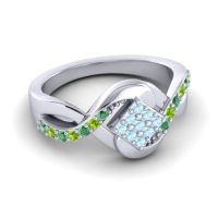 Simple Pave Bypass Pratika Ring