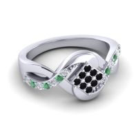 Simple Pave Bypass Pratika Ring