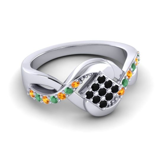 Simple Pave Bypass Pratika Ring