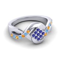 Simple Pave Bypass Pratika Ring