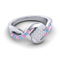 Simple Pave Bypass Pratika Ring