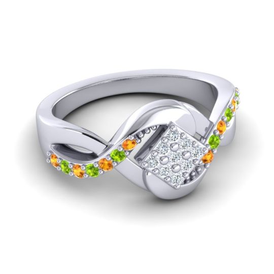 Simple Pave Bypass Pratika Ring