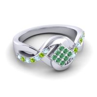 Simple Pave Bypass Pratika Ring