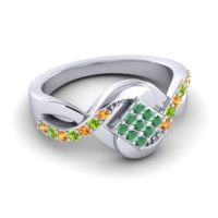 Simple Pave Bypass Pratika Ring