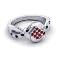 Simple Pave Bypass Pratika Ring