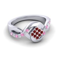 Simple Pave Bypass Pratika Ring