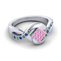 Simple Pave Bypass Pratika Ring