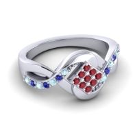 Simple Pave Bypass Pratika Ring