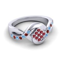 Simple Pave Bypass Pratika Ring