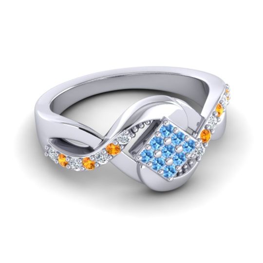 Simple Pave Bypass Pratika Ring