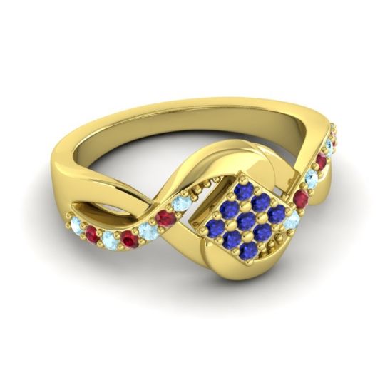 Simple Pave Bypass Pratika Ring