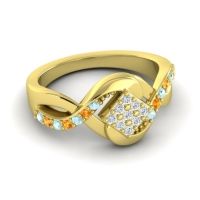 Simple Pave Bypass Pratika Ring