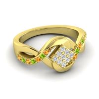 Simple Pave Bypass Pratika Ring