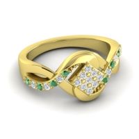 Simple Pave Bypass Pratika Ring