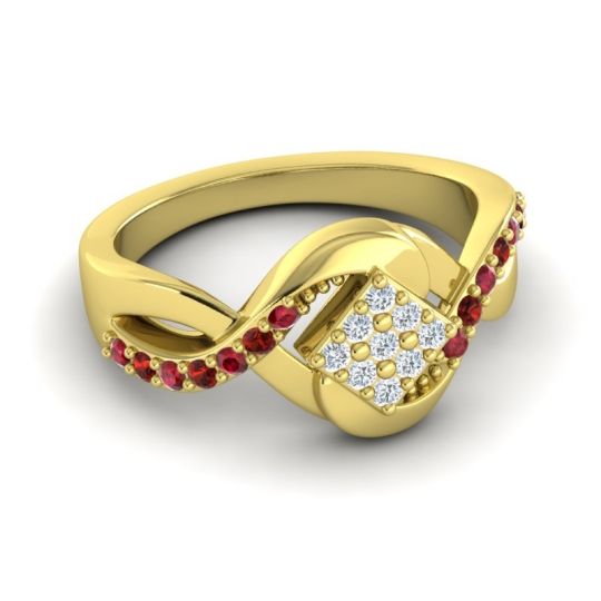 Simple Pave Bypass Pratika Ring
