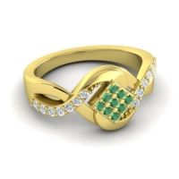 Simple Pave Bypass Pratika Ring