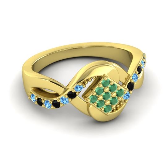 Simple Pave Bypass Pratika Ring