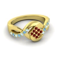 Simple Pave Bypass Pratika Ring