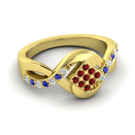 Simple Pave Bypass Pratika Ring