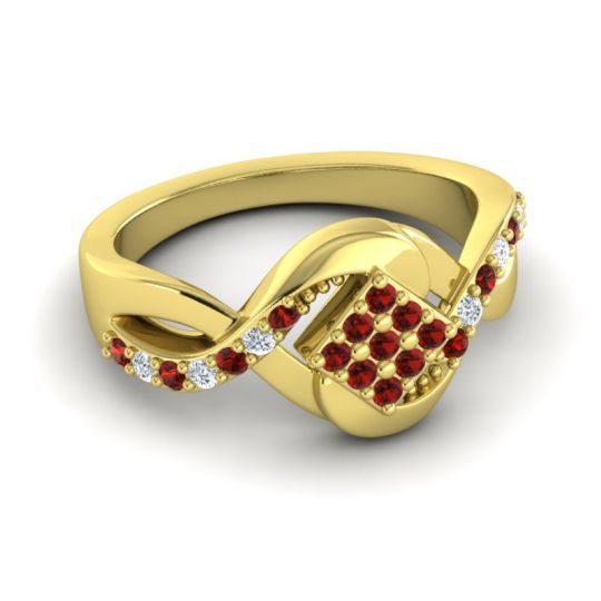 Simple Pave Bypass Pratika Ring