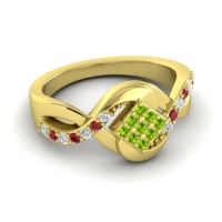 Simple Pave Bypass Pratika Ring