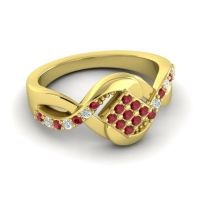 Simple Pave Bypass Pratika Ring