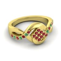 Simple Pave Bypass Pratika Ring