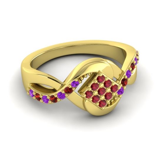 Simple Pave Bypass Pratika Ring