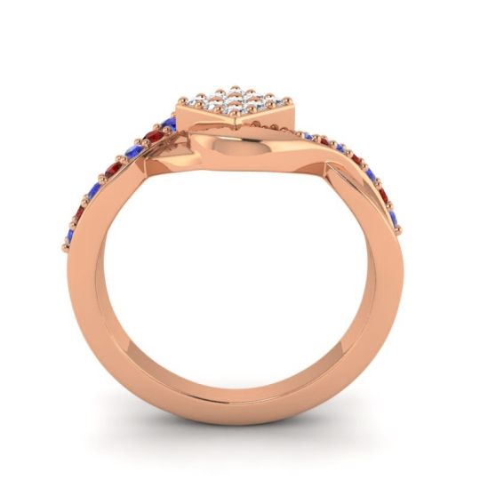 Simple Pave Bypass Pratika Ring
