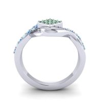 Simple Pave Bypass Pratika Ring