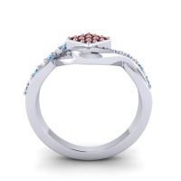 Simple Pave Bypass Pratika Ring