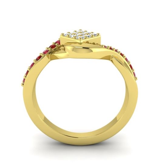 Simple Pave Bypass Pratika Ring